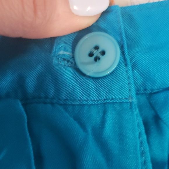 Louben Retro Vintage Pleated Blue Skirt 4 6 8 10 - Picture 8 of 9